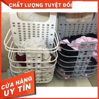 [GIA DỤNG THÔNG MINH] Giỏ nhựa đựng quần áo treo tường , giỏ đựng gấp gọn đựng đồ đa năng [HOT]