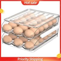 Giá đựng trứng tủ lạnh dung tích lớn - 36 hộp trứng giòn cho tủ lạnh, hộp đựng trứng