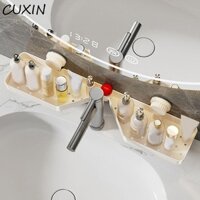 Giá đựng vòi hút CUXIN, Hộp đựng vòi hoa sen dung tích lớn không đục lỗ, Giá đựng dầu gội có thể tháo rời treo tường bền bỉ