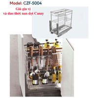 Giá gia vị và dao thớt nan dẹt Canzy CZF-5004