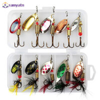 Giá giảm giá 10 Chiếc Muỗng Kim Loại Spinner Mồi Câu Cá Nhân Tạo Mồi Câu Cá Phụ Kiện Cho Nước Ngọt Nước Mặn