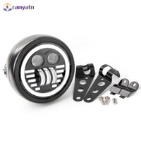 Giá giảm giá Đèn Pha Led Sáng Tròn Cho Xe Máy Công Suất Cao 26W Siêu Sáng 6500K Retro Đèn Pha Trước Có Giá Đỡ Chống Thấm Nước 12V Đa Năng Cho Xe Máy