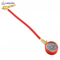 Giá giảm giá Đồng hồ đo áp suất lốp, đồng hồ đo áp suất không khí có ống dài và vòi bơm hơi xoắn ốc bằng đồng, 360° Khớp xoay, Đồng hồ đo lốp con trỏ cho lốp ô tô và xe tải