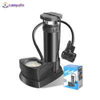 Giá giảm giá Máy bơm chân áp suất cao Máy bơm sàn xe đạp với van Schrader / Presta / Woods Vòi phun ba công dụng Con trỏ đo áp suất Máy bơm hơi cho xe đạp Bóng Đồ chơi bơm hơi