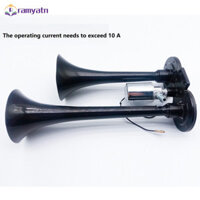 Giá giảm giá Sừng Không Khí 12 / 24V 150db Cho Xe Tải, Trumpet Kép Hợp Kim Kẽm Có Máy Nén, Bộ Sừng Không Khí Điện Kép Siêu Lớn Cho Xe Ô Tô Xe Máy Thuyền Bán Tải