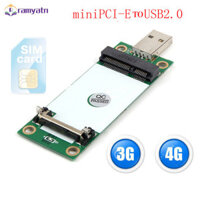 Giá giảm giá Thẻ chuyển đổi WWAN sang USB không dây PCI-E Mini có khe cắm thẻ SIM cho HUAWEI EM730