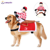 Giá giảm giá Thú Cưng Chó-jockey Ngựa Đua Trang Phục Ngộ nghĩnh Quần Áo Thú Cưng Đồ Dùng Ảnh Đạo Cụ Cho Halloween Trang Trí Tiệc