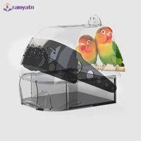 Giá giảm giá Vẹt Tắm Phòng Tắm Lớn Lồng Chim Cung Cấp Đa Năng Phòng Tắm Tắm Hộp Ăn Chim Bồn Tắm