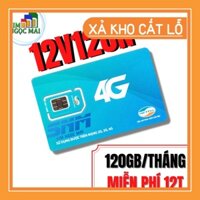 GIÁ GIẢM SÂU Sim 4G Viettel Trọn Gói 1 Năm 12ST70N - 12V150Z - 12V120N - UMAX50N - D500 -1440GB DATA - Sim Ngọc Mai @@@@