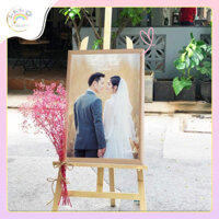 Giá Gỗ Vẽ Tranh Gấp Gọn, Giá Kẹp Ảnh, Kệ Trưng Ảnh Menu Trang Trí Nhiều Kích Thước