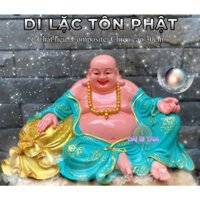 [GIÁ GỐC: 1.400.000₫] Nay gieo duyên tượng Phật - DI LẶC BỒ TÁT Y XANH - ngang 42cm Composite cao cấp