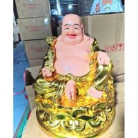 [GIÁ GỐC: 3.500.000₫] Nay gieo duyên tượng Phật 4 tấc dát vàng Di Lặc Tôn Phật Composite cao cấp.