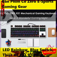G͎I͎Á͎ ͎G͎Ố͎C͎ ✡️ Bàn Phím Cơ Zero E-Sports Gaming Gear: Đối Tác Tin Cậy Cho Mọi Game Thủ - LED Rainbow, Blue Switch, 87