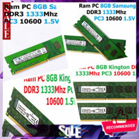 G͎I͎Á͎ ͎G͎Ố͎C͎ ✡️ Ram 8GB DDR3 ( Samsung / Kington ) Bus 1333Mhz PC3 10600 1.5V Dùng Cho Máy Tính Để Bàn PC Desktop - B