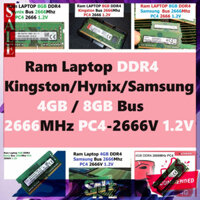 G͎I͎Á͎ ͎G͎Ố͎C͎ ✡️ Ram Laptop DDR4 Kingston / Hynix / Samsung 4GB / 8GB Bus 2666MHz PC4-2666V 1.2V Dùng Cho Máy Tính Xách