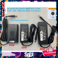 G͎I͎Á͎ ͎G͎Ố͎C͎ ✡️ [Sạc zin] Sạc laptop Dell Latitude E6420 19.5V - 3.34A - 4.62A - 65W - 90W Chân kim to 7.4 x 5.0 mm
