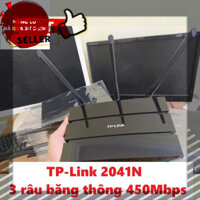 GIÁ GỐC Bộ phát wifi TP-Link 2041N Router 3 râu ( HÀNG CŨ) Xuyên Tường Sóng Khỏe tốc độ cao băng thông 450Mbps