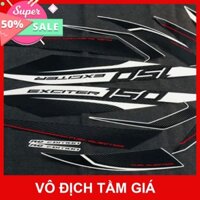 [GIÁ GỐC] BỘ TEM DÁN XE MÁY YAMAHA EXCITER 150CC RC EDITION ĐEN ZIN LOẠI 1 KHÔNG ĐẸP NHƯ HÌNH HOÀN TIỀN