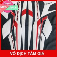 [GIÁ GỐC] BỘ TEM RỜI ZIN 3 LỚP DÁN XE MÁY EXCITER 150CC MÀU TRẮNG ĐỎ keo tốt, màu bền