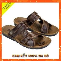 [giá gốc] Dép nam da bò thật -BH1 NĂM