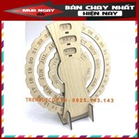 [GIÁ GÔC] Lịch vạn niên mini tròn xoay để bàn 3 vòng xoay quà tặng trang trí quà tặng lịch trang trí tết TRENDDECOR.VN