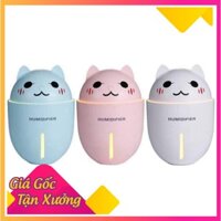 [GIÁ GỐC] Máy phun sương tạo ẩm cao cấp 3IN1 - hình con mèo ( kèm quạt và đèn USB)