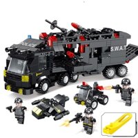 [giá GỐC] [MUA 2 TẶNG 1]  Đồ Chơi Lego Cảnh Sát SWAT 500