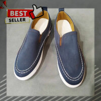 GIÁ GỐC SALE - Giày Lười Vải Nam Slip-on mã G18 khâu viền Phong Cách Cá Tính Bền Đẹp thời trang mẫu mới hot