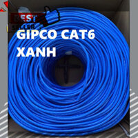 GIÁ GỐC THÙNG DÂY MẠNG ,Dây Cáp mạng LAN CAT6 GIPCO ( 1 cuộn 305m ) HÀNG CHẤT LƯỢNG cuộn 8 lõi ( 305m ) 2 màu trắng