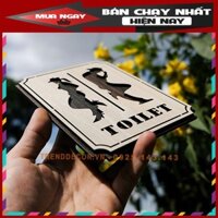 [GIÁ GỐC] Tranh gỗ treo tường_Bảng toilet, phòng vệ sinh,WC F05_CRN_01 Trenddecor