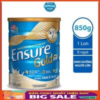 [Giá Gốc]Sữa bột Ensure Gold Abbott ít ngọt (HMB) 850g
