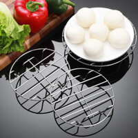 Giá hấp bằng thép không gỉ gia đình, nồi áp suất, giá cách nhiệt chân thấp, bộ tách nước bên trong nồi cơm điện, giá hấp trứng và rau củ