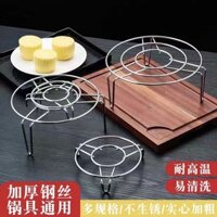 Giá hấp inox gia dụng ngăn nước Nồi áp suất cỡ lớn giá hấp cơm trong giá ba chân giá bếp đa năng IAC6