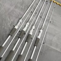 [Giá học sinh]Cần câu lure DW máy ngang, đứng 2 khúc giá rẻ độ cứng ML