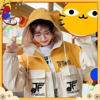 (GIÁ HÓT)  Áo khoác TFBOYS cỏ bốn lá mũ tai thỏ áo TFBOYS in theo yêu cầu miễn phí