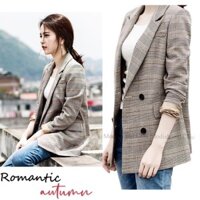 [GIÁ HỦY DIỆT] Áo vest kẻ xám A051 - Mimo Shop phân phối chính thức (kèm ảnh thật sp shop tự chụp)