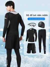 (Giá Hủy Diệt) Bộ đồ bơi nam chống nắng toàn thân bơi lội dài tay quần dài quần bơi nam trọn bộ đồ