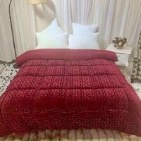 [GIÁ HỦY DIỆT] Chăn Lông Cừu Chữ Vạn Hàng 3,5 kg (Được chọn mẫu)