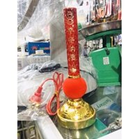 {Giá Huỷ Diệt} Đèn bàn thờ hình nến màu đỏ (tặng kèm bóng)- Bảo Trân HCM