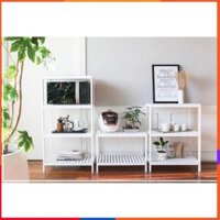 [Giá Hủy Diệt] [ FREE SHIP ] KỆ ĐA NĂNG , KỆ ĐỂ LÒ VI SÓNG , LÒ NƯỚNG 4 TẦNG - GỖ THÔNG TỰ NHIÊN - VÂN GỖ, TRẮNG, ĐEN