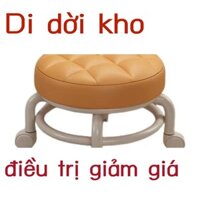 (Giá Hủy Diệt) Ghế đẩu xoay có bánh xe cho gia đình, ghế thấp xoay để làm sạch sàn, ghế làm móng và