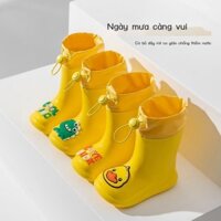 (Giá Hủy Diệt) Giày đi mưa trẻ em, ủng đi mưa chống trượt cho bé gái, bộ áo mưa, giày cao su chống