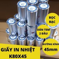 [Giá hủy diệt] Giấy In Nhiệt In Bill In Hóa Đơn K80-50 cuộn [Siêu Sale]