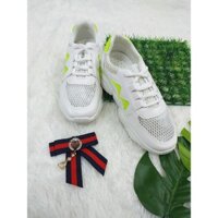 [GIÁ HUỶ DIỆT] GIÀY THỂ THAO NỮ TRẮNG PHỐI XANH CHUỐI