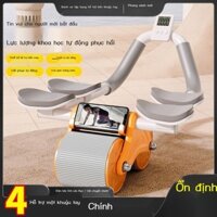(Giá Hủy Diệt) Hỗ trợ khuỷu tay bánh xe tập bụng tự động phục hồi Bài tập uốn bụng giảm béo cơ bụng