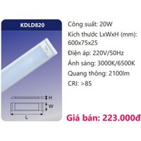 GIÁ HỦY DIỆT-KDLD820-ĐÈN ỐP TRÂN LED-20W