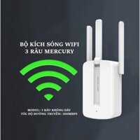 [GIÁ HỦY DIỆT] Kích sóng Wifi Mercury MW310re 300Mbps 3 Râu Cực Mạnh - BH 1 Năm | Kích Wifi Mercury MW310re 3 Ăng Ten