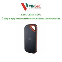 Giá Hủy Diệt Ổ cứng di động External SSD SanDisk Extreme E61 Portable USB Type C 3.2 Gen 2 - Hàng Nhập Khẩu - 500GB