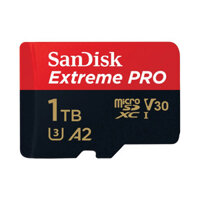 Giá Hủy Diệt Thẻ nhớ MicroSDXC SanDisk Extreme PRO A2 V30 U3 Class 10 UHS-I 200MBs - Hàng Nhập Khẩu - 1TB