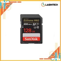 Giá Hủy Diệt Thẻ nhớ SDXC SanDisk Extreme PRO UHS-I U3 4K V30 200MBs - Hàng Nhập Khẩu - 128GB